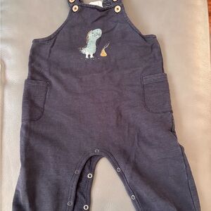 Charming Kids Overalls with Dinosaur Design